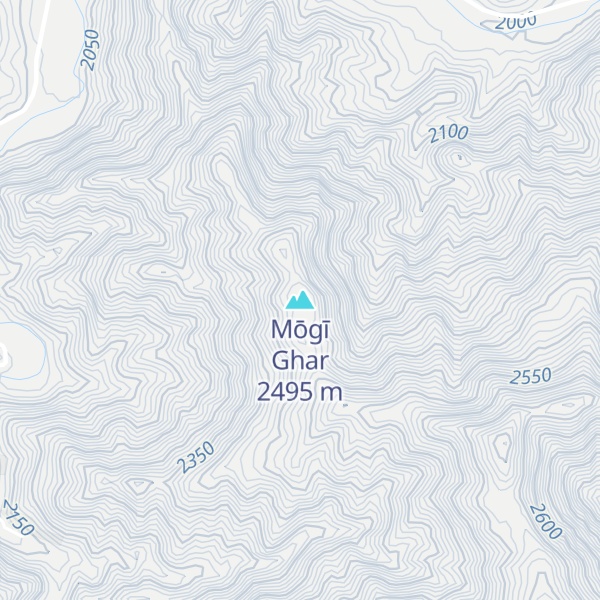 Map of Mōgī Ghar