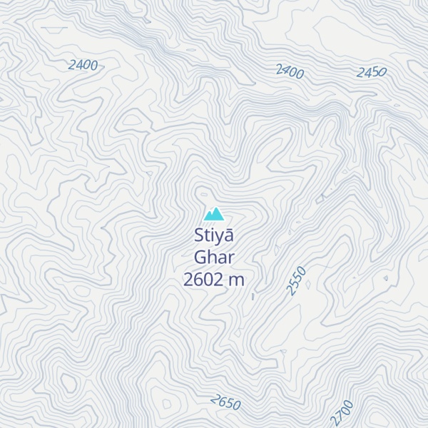 Map of Stiyā Ghar