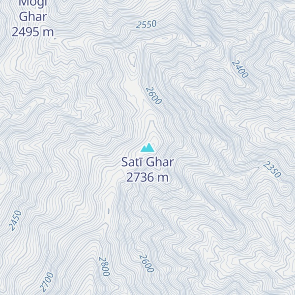 Map of Satī Ghar