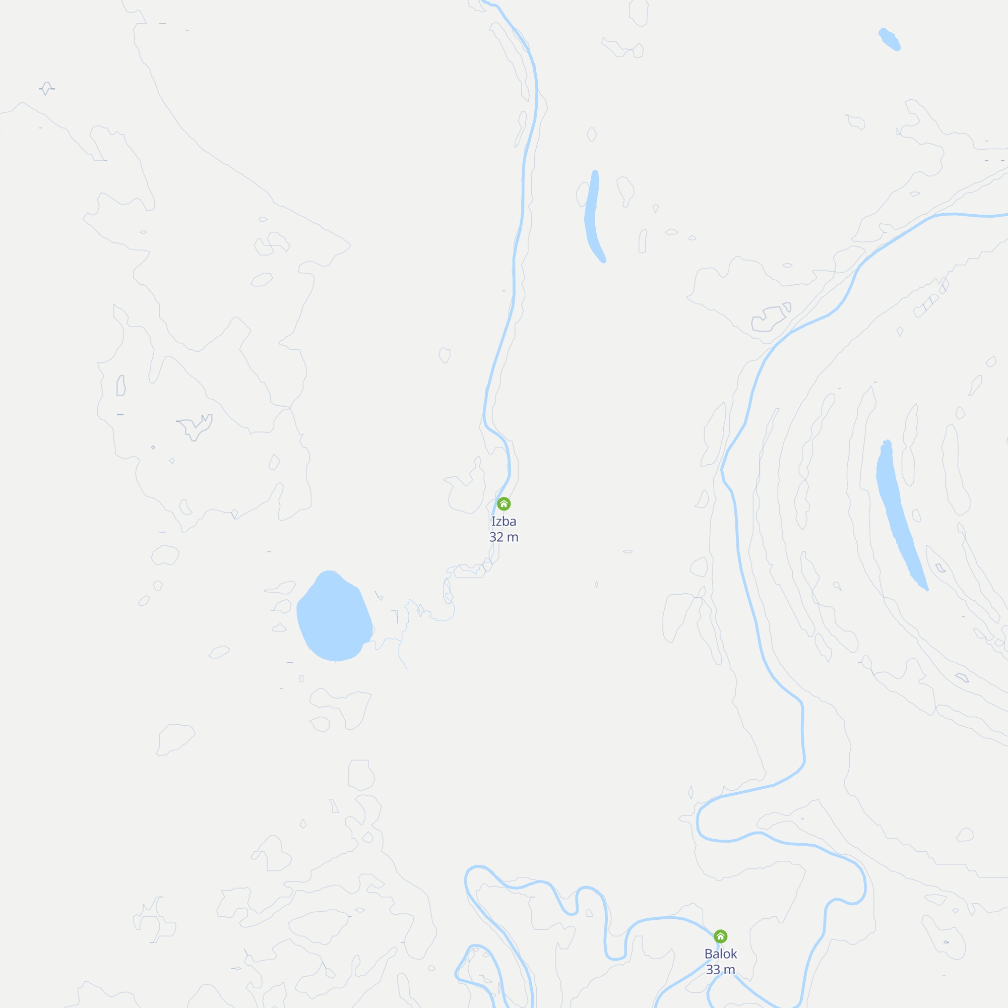 Izba map