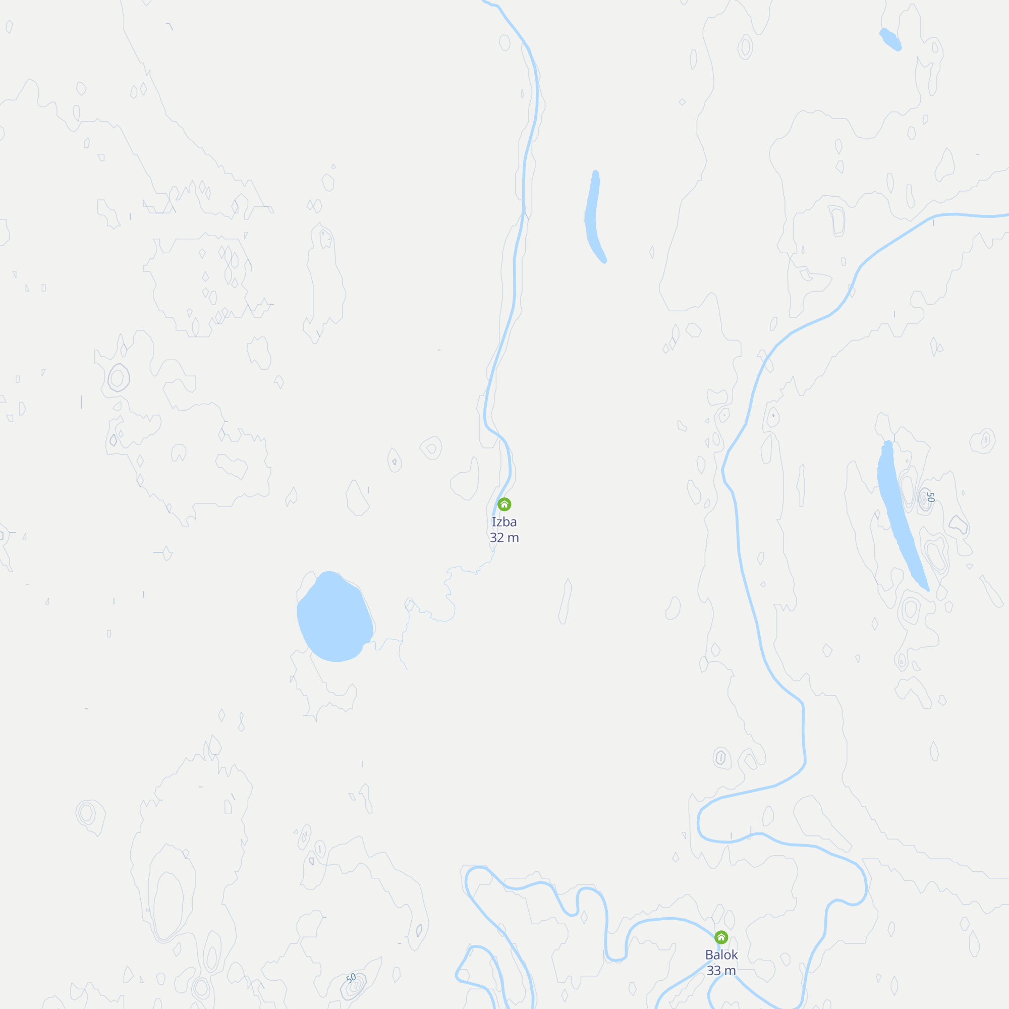 Izba map