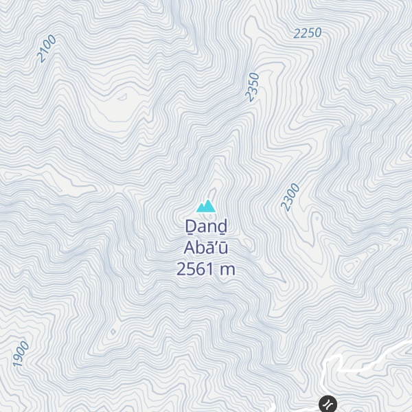 Map of Ḏanḏ Abā’ū
