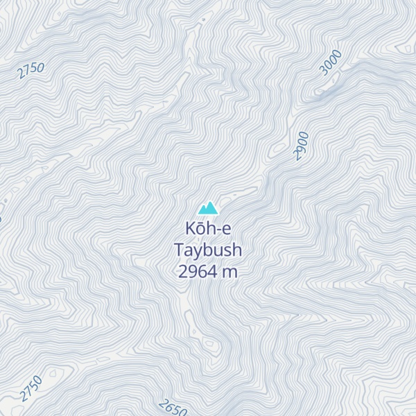 Map of Kōh-e Taybush