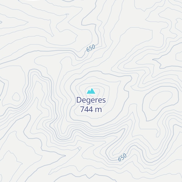 Map of Degeres