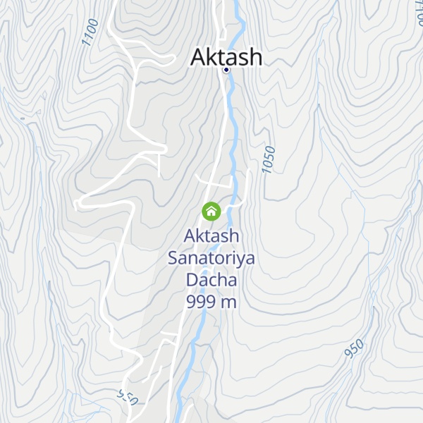 Map of Aktash  Sanatoriya Dacha