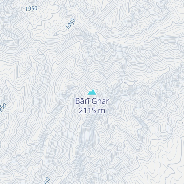Map of Bārī Ghar