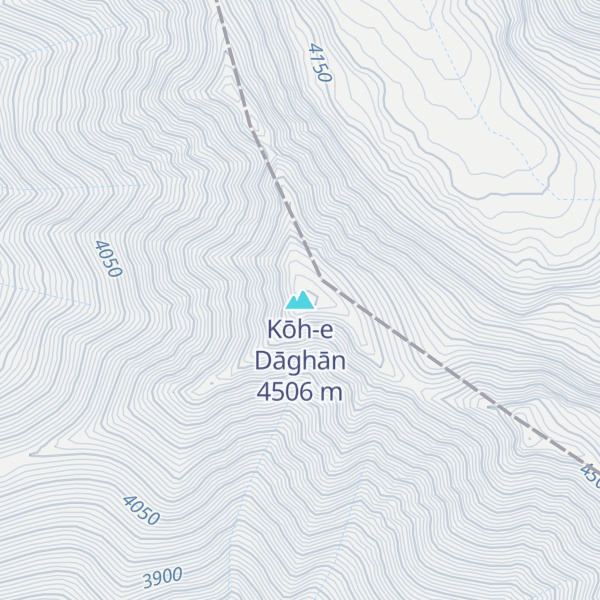 Map of Kōh-e Dāghān