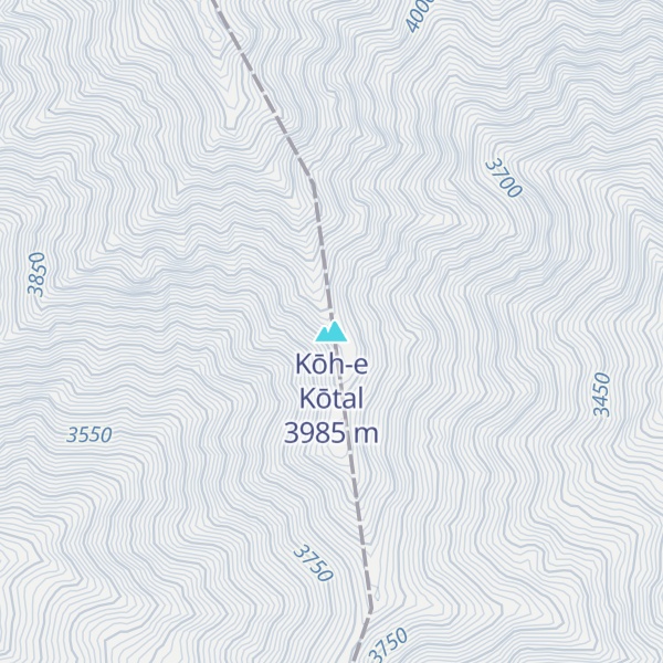 Map of Kōh-e Kōtal