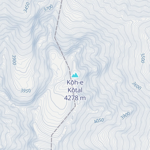 Map of Kōh-e Kōtal