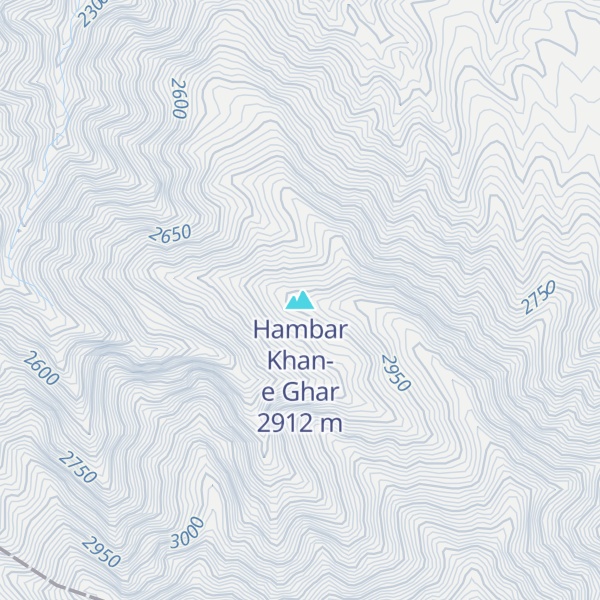 Map of Hambar Khan-e Ghar