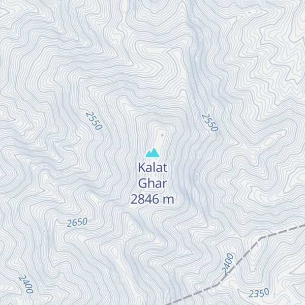 Map of Kalat Ghar