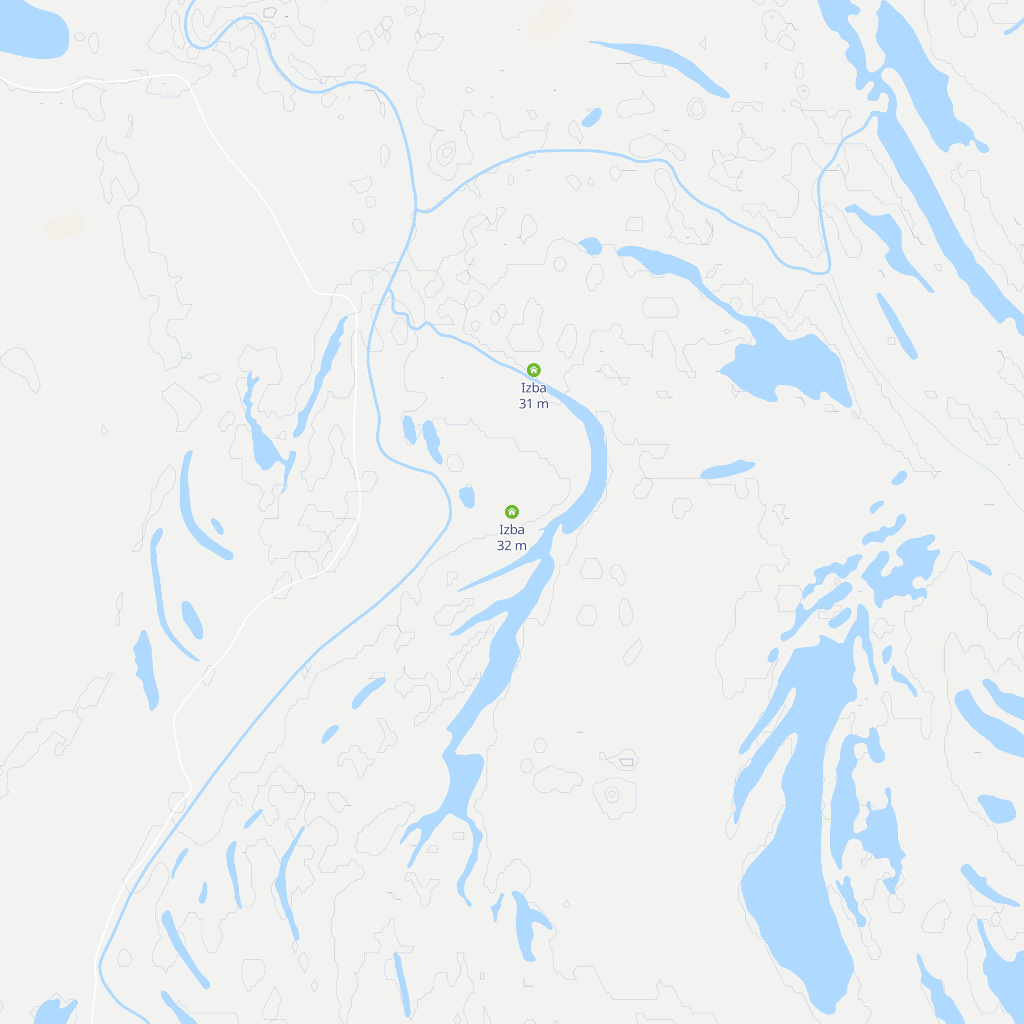 Izba map