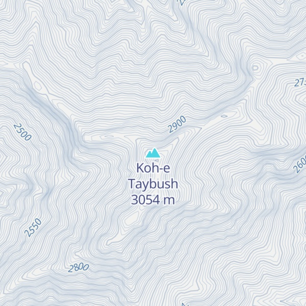 Map of Koh-e Taybush