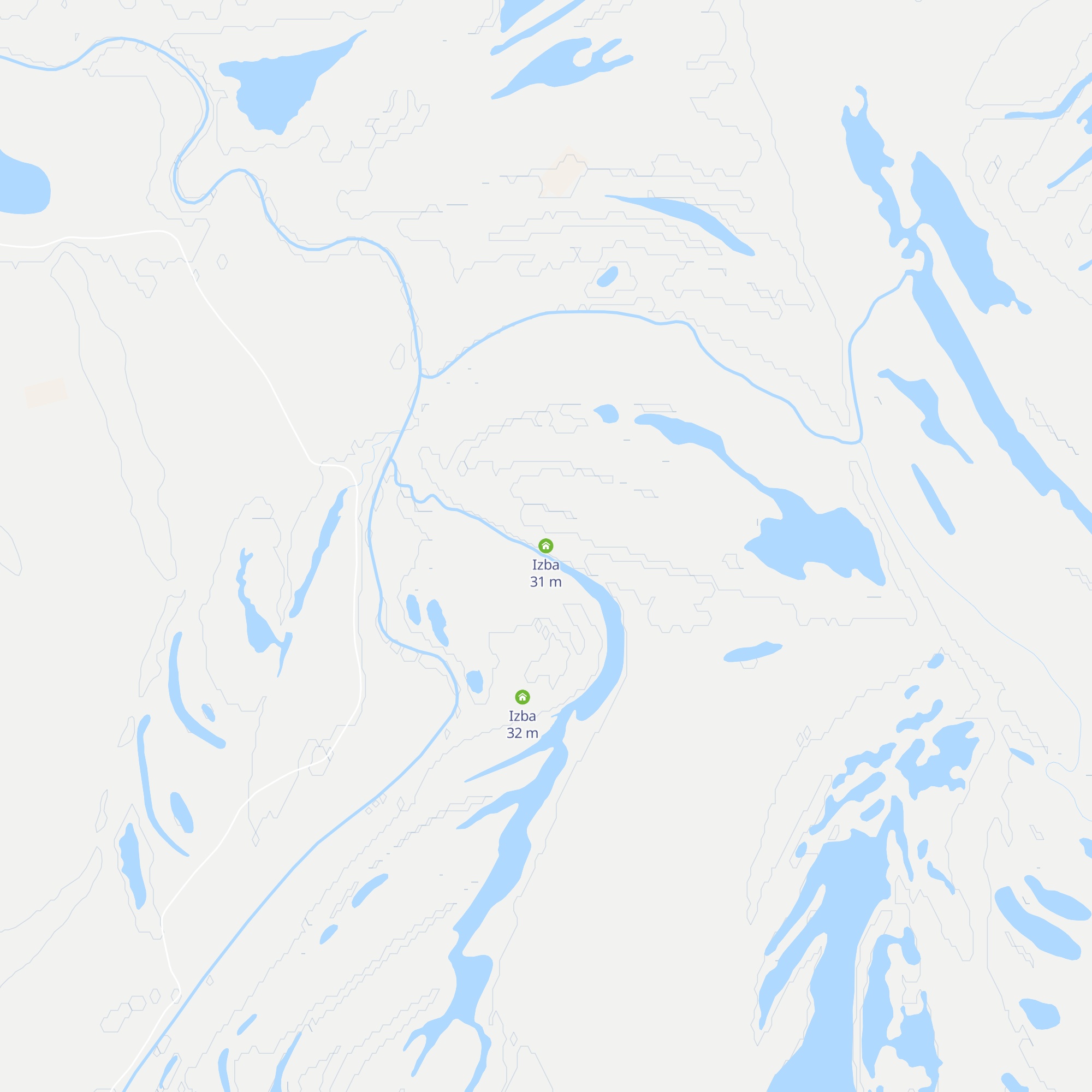 Izba map