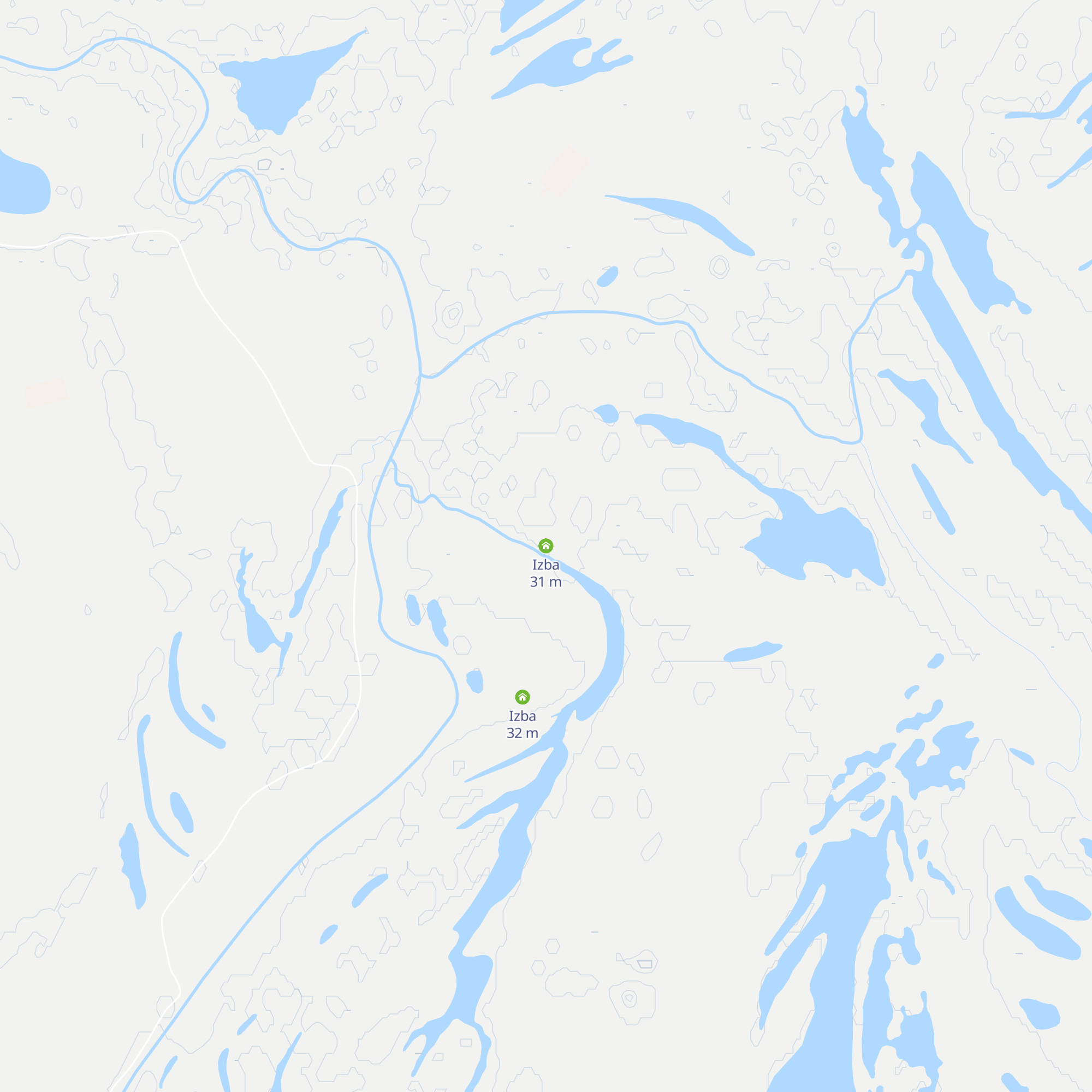 Izba map