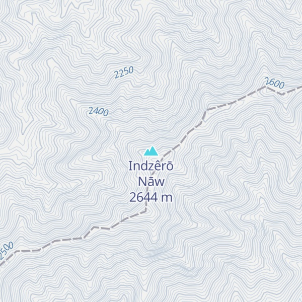 Map of Indzêrō Nāw
