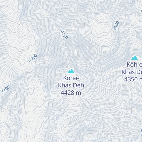 Map of Koh-i-Khas Deh