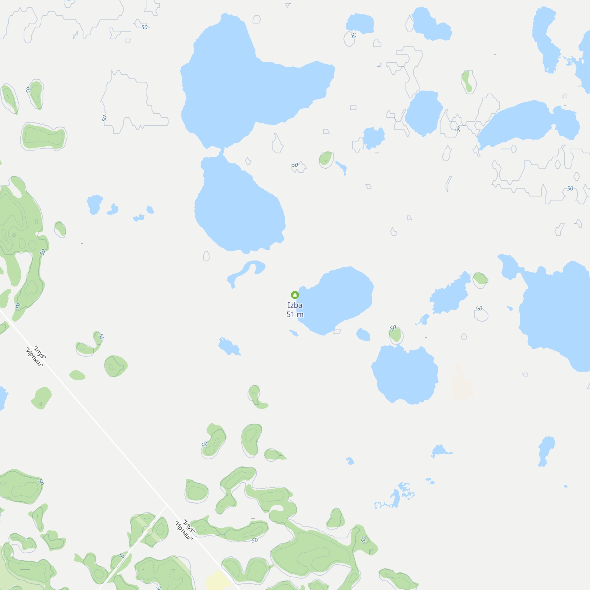 Izba map
