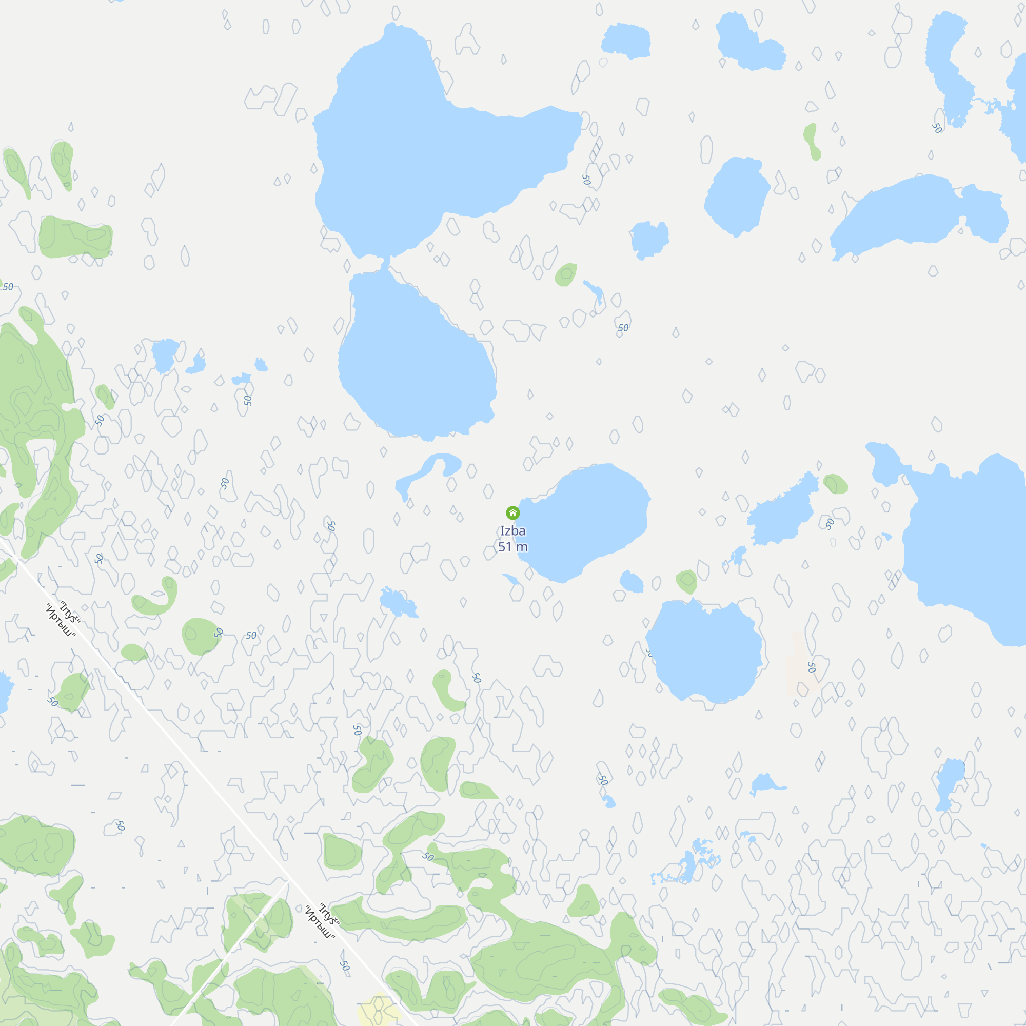 Izba map