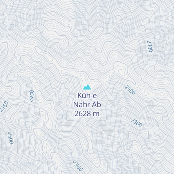 Map of Kūh-e Nahr Āb