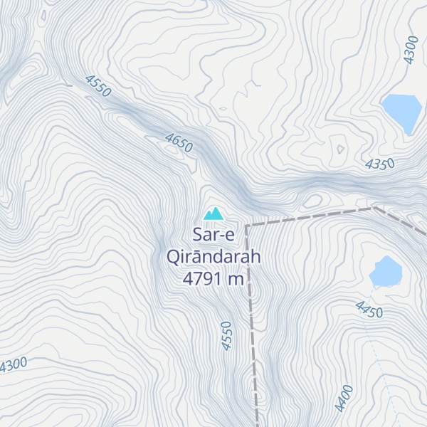 Map of Sar-e Qirāndarah