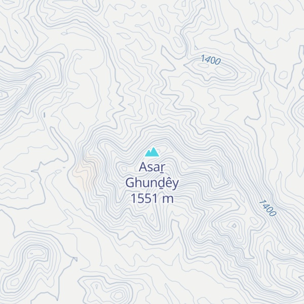 Map of Asaṟ Ghunḏêy