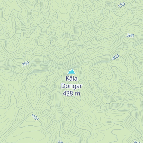 Map of Kāla Dongar