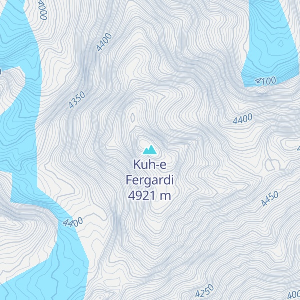 Map of Kuh-e Fergardi