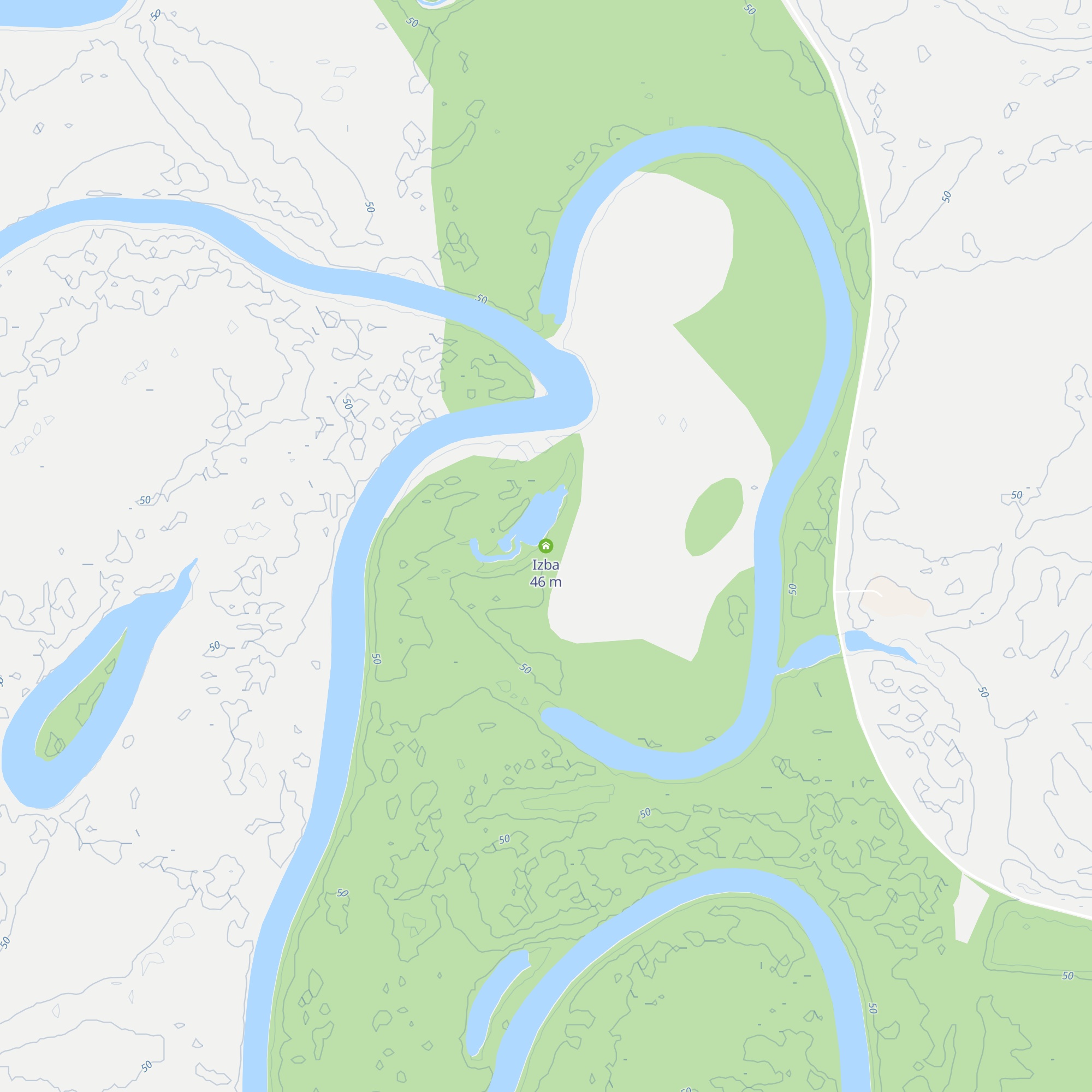 Izba map