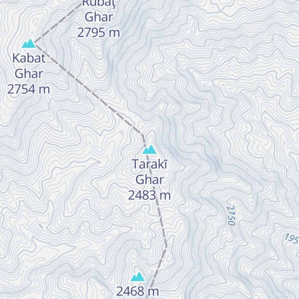 Map of Tarakī Ghar