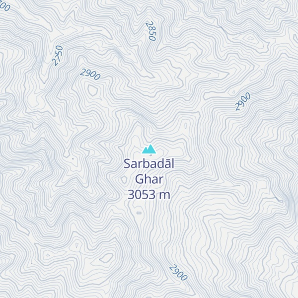 Map of Sarbadāl Ghar