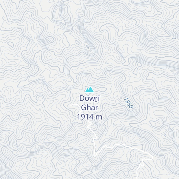 Map of Dowṟī Ghar