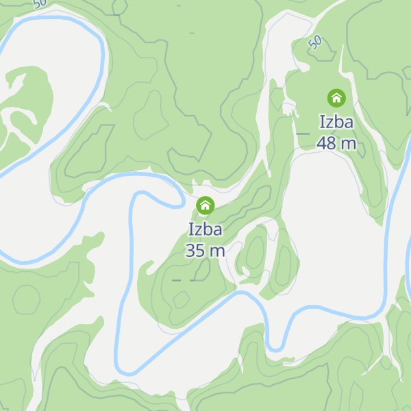 Map of Izba