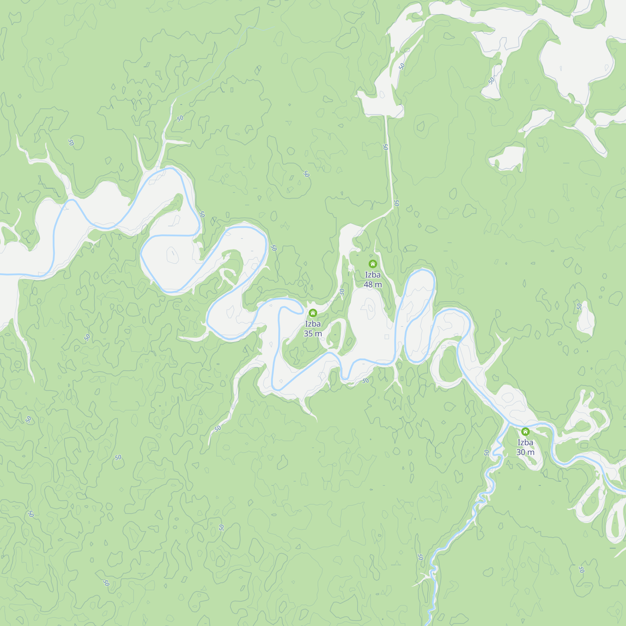 Izba map