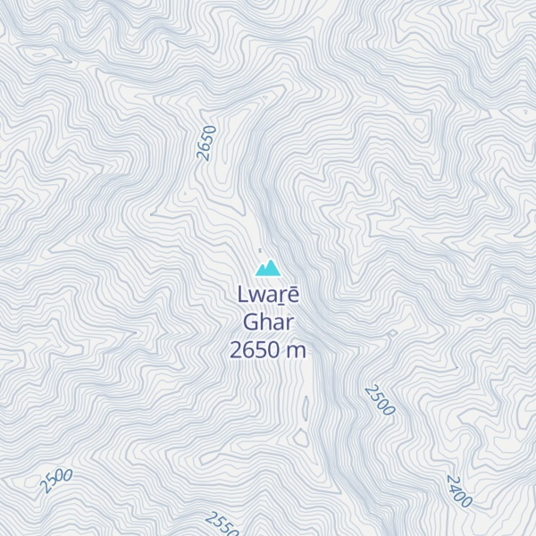 Map of Lwaṟē Ghar