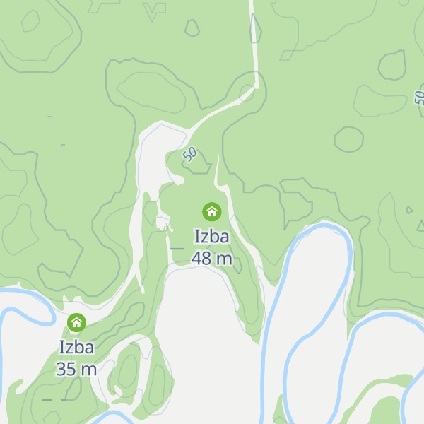 Map of Izba