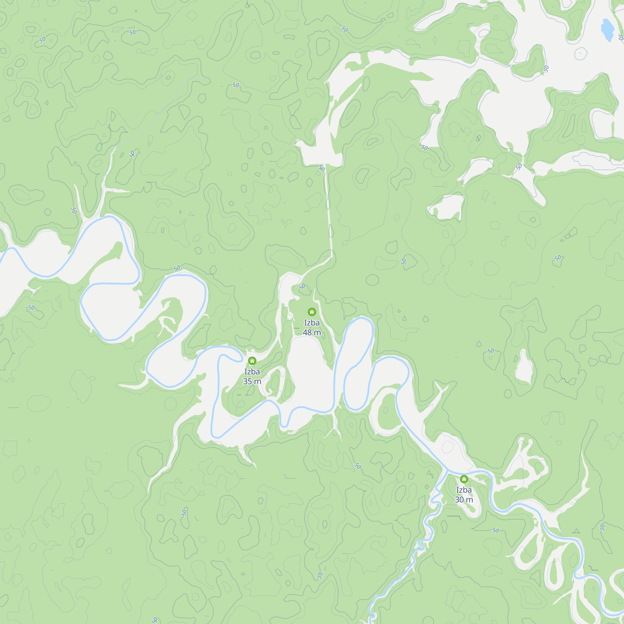 Izba map