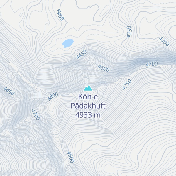 Map of Kōh-e Pādakhuft