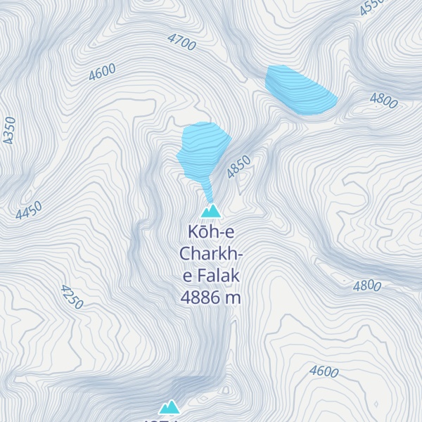 Map of Kōh-e Charkh-e Falak