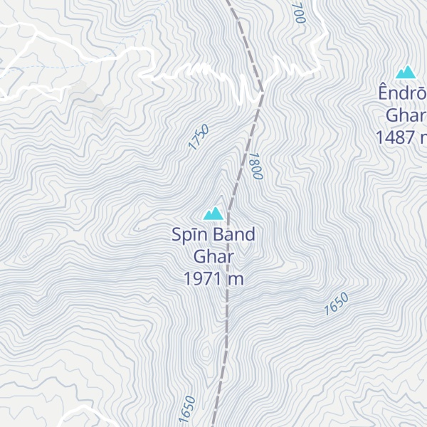 Map of Spīn Band Ghar