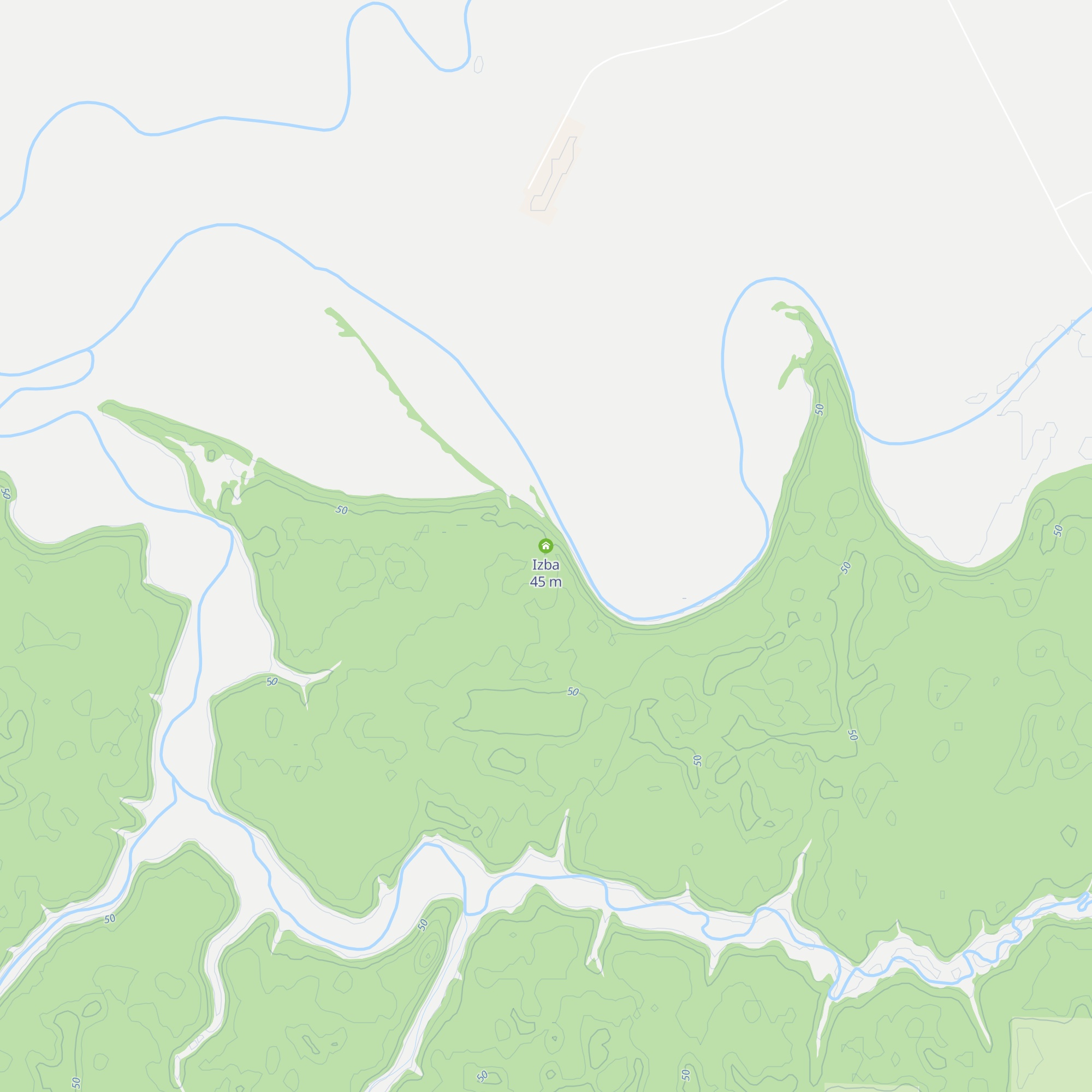 Izba map