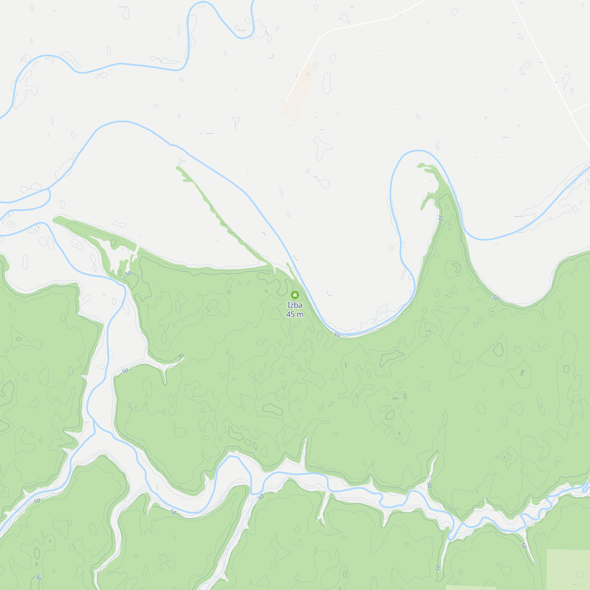 Izba map