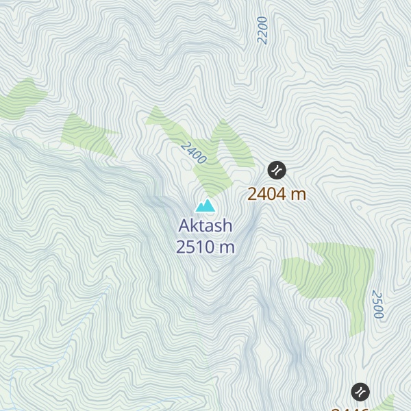 Map of Aktash