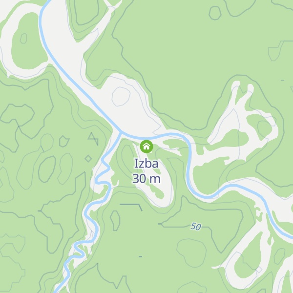 Map of Izba