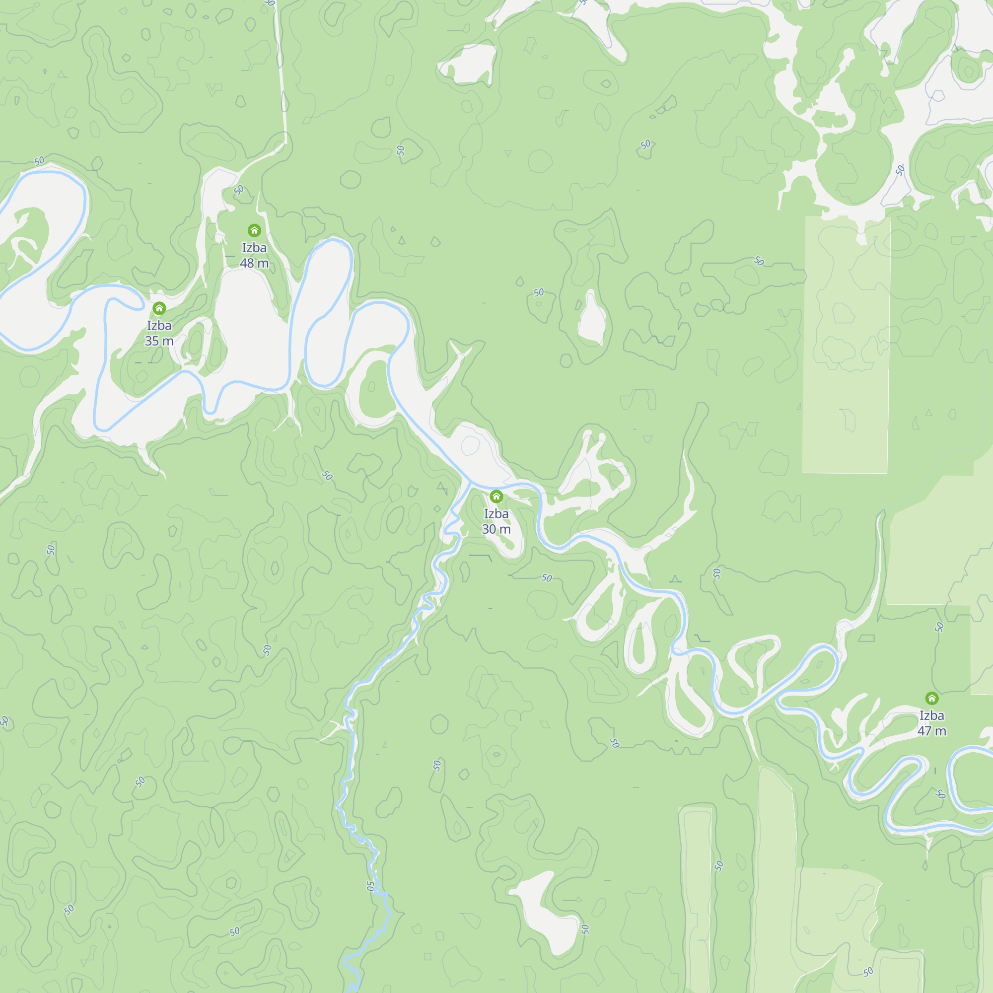 Izba map