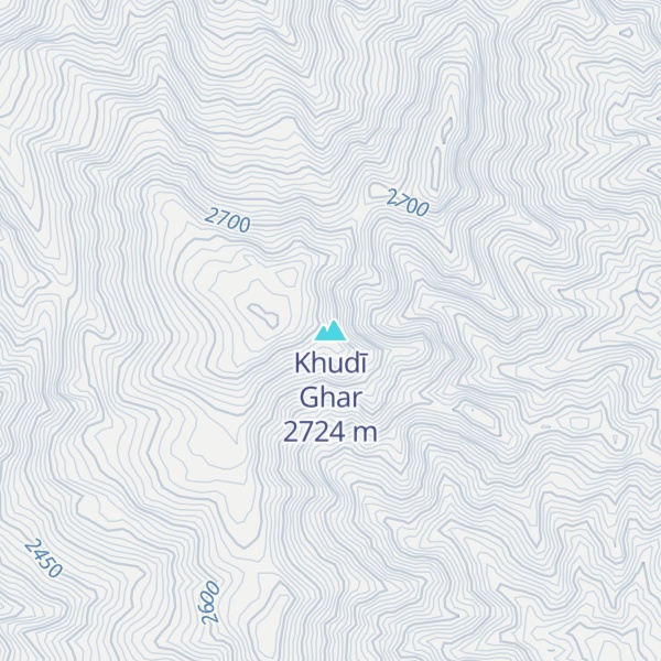 Map of Khudī Ghar