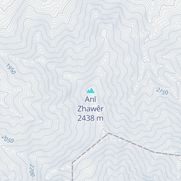 Map of Anī Zhawêr