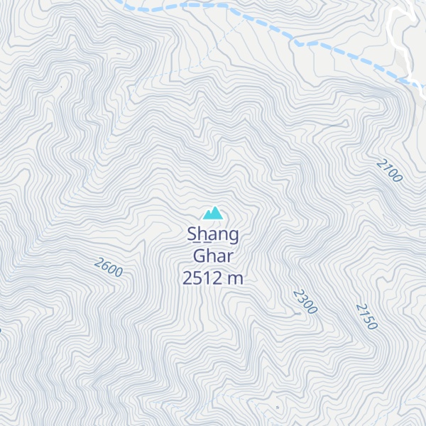 Map of S̲h̲ang Ghar