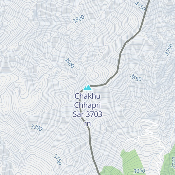 Map of Chakhu Chhapri Sar