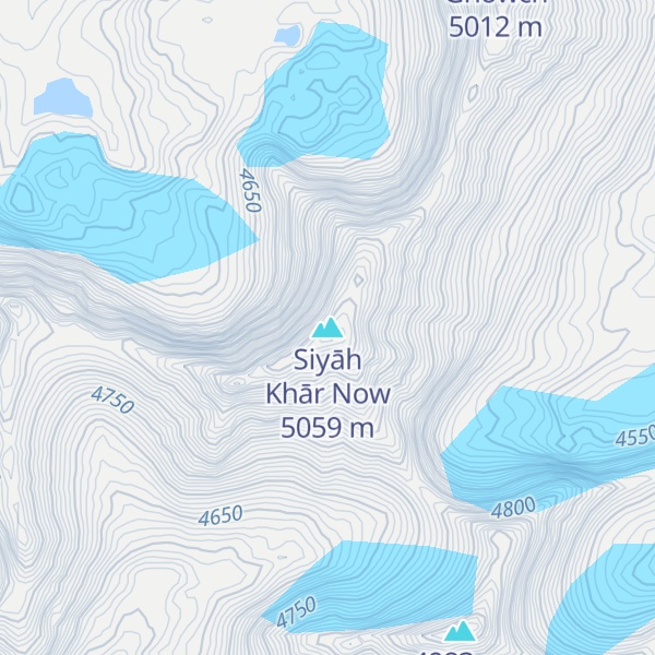 Map of Siyāh Khār Now